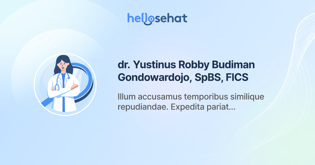 dr. Yustinus Robby Budiman Gondowardojo, SpBS, FICS