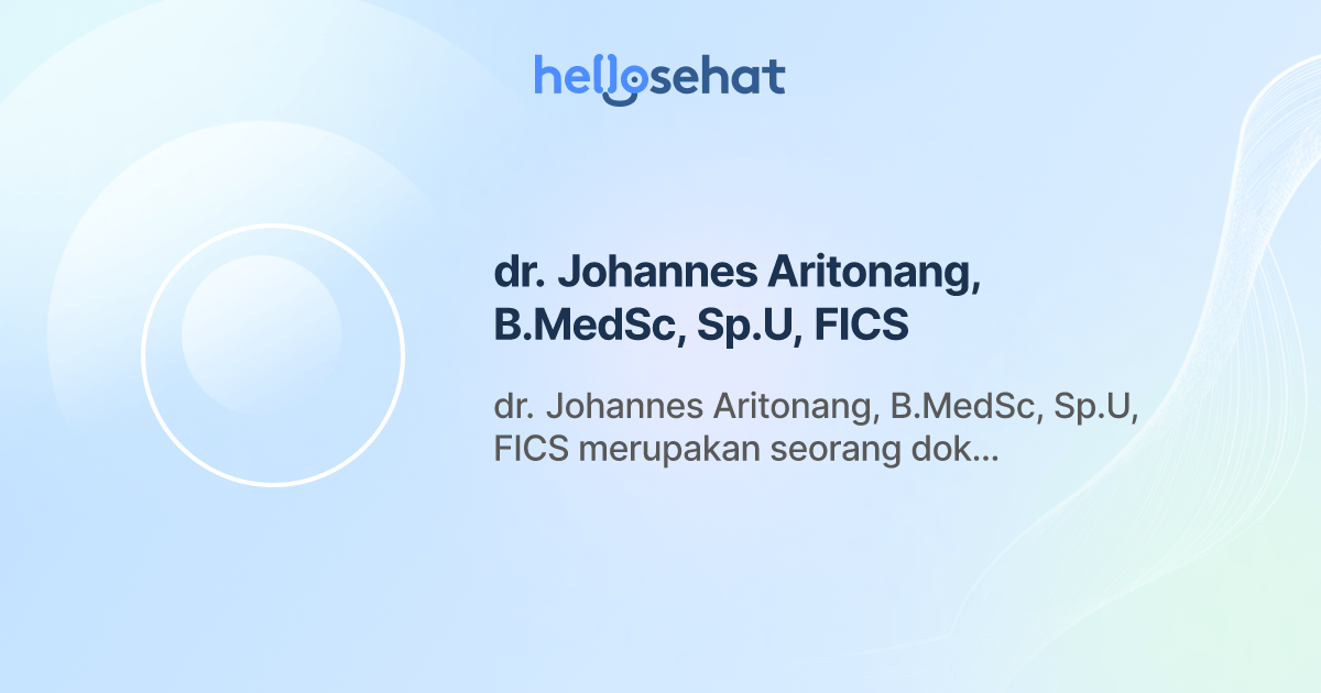 dr. Johannes Aritonang, B.MedSc, Sp.U, FICS, Neurologi - Buat Booking ...