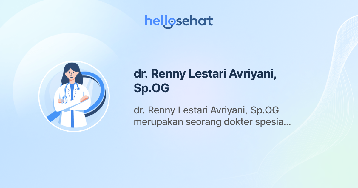 dr. Renny Lestari Avriyani, Sp.OG, Kebidanan dan Kandungan Buat