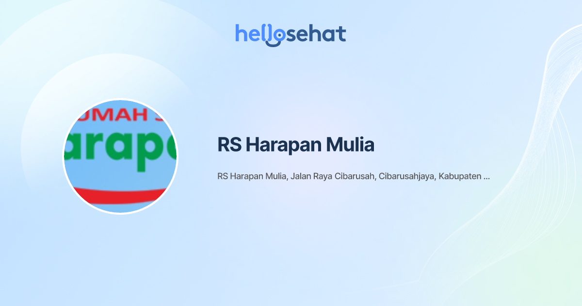 Rs Harapan Mulia Buat Booking Online Hellosehat