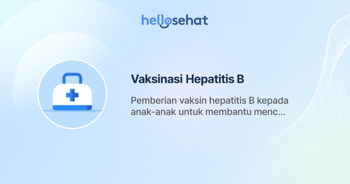 Vaksinasi Hepatitis B