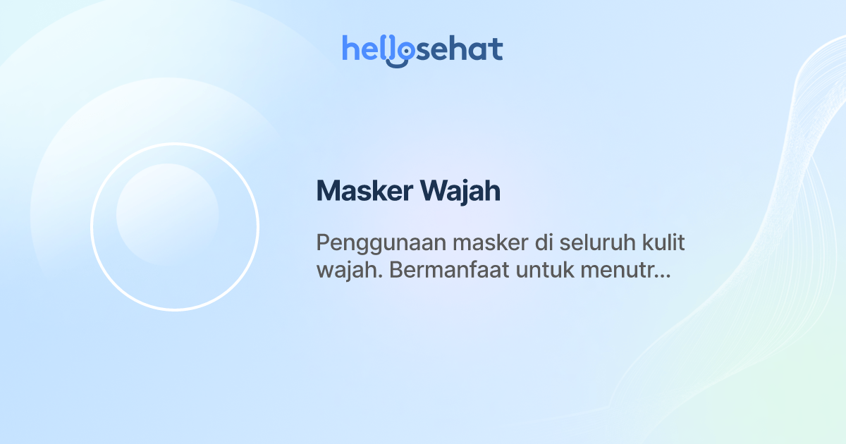 Masker Wajah
